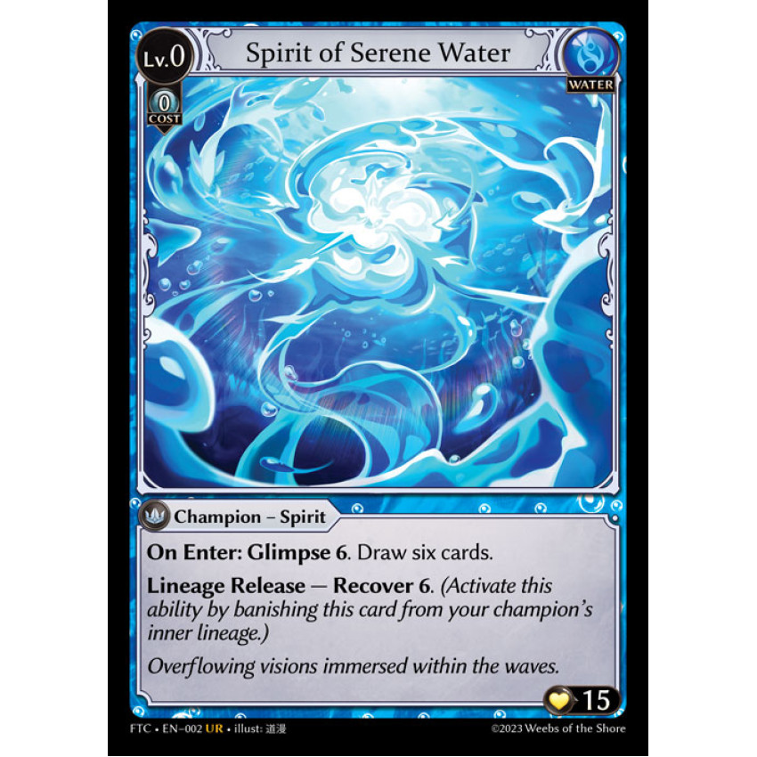 FTC-002 Spirit of Serene Water