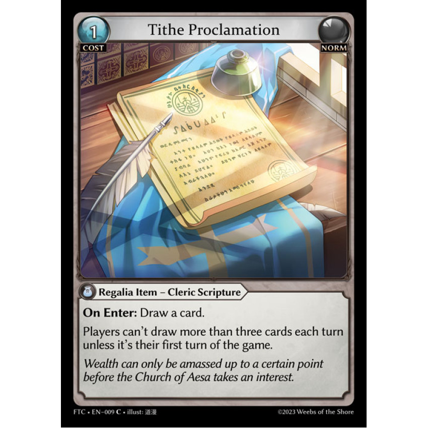 FTC-009 Tithe Proclamation