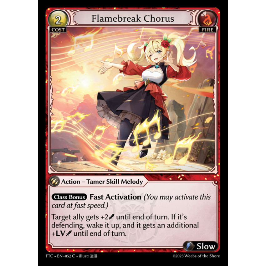 FTC-052 Flamebreak Chorus 